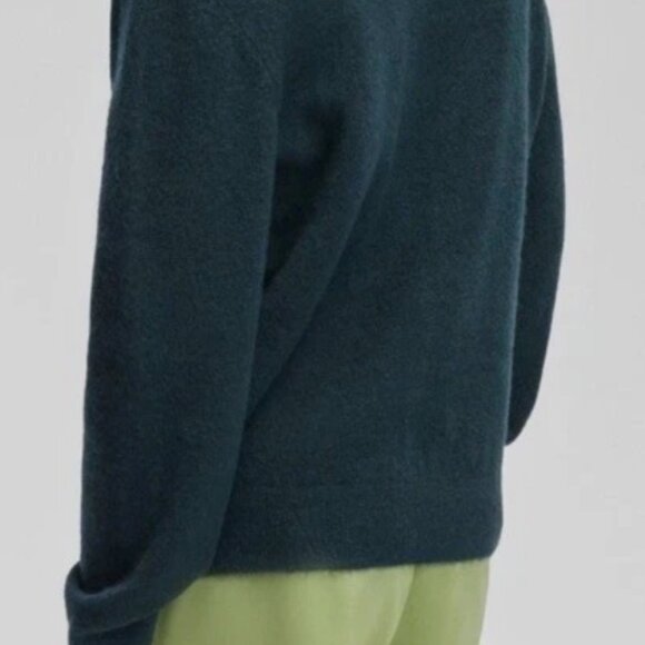 Mode of One Men's Relaxed-Fit Cozy Sweater Deep Malachite Green- XXL - Picture 2 of 6